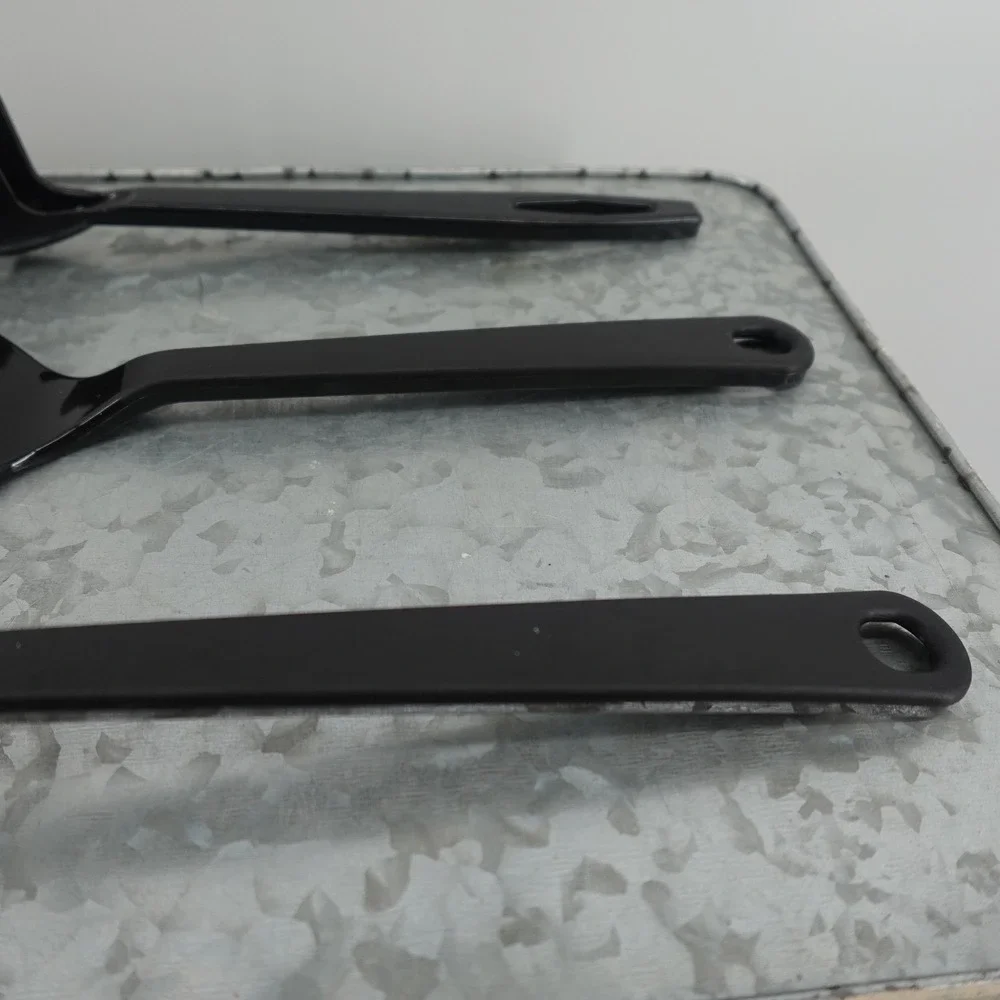 Tailor Made Products 3pc Black Nylon Kitchen Utensil Set Turner Spoon Pasta Fork